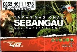 Kartu Perdana Telkomsel - Taman Nasional Sebangau